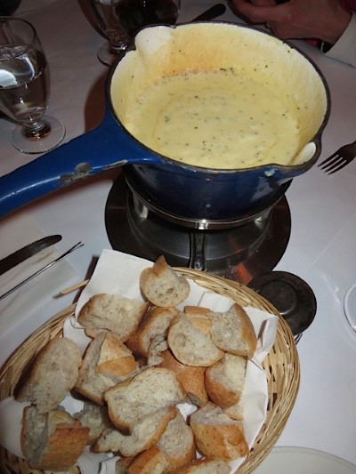 Cheese Fondue in Quebec City