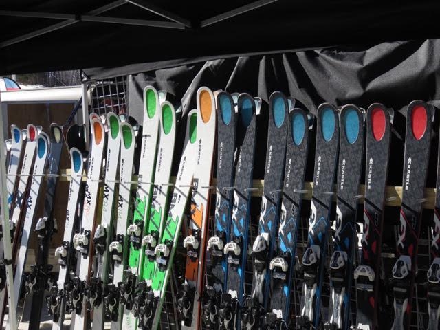 Skis await testers