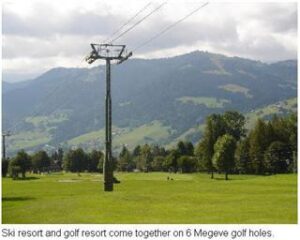 Powerline in Alps