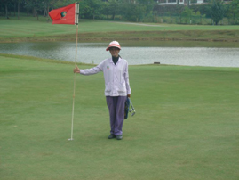 Holding the Flag
