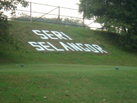 Malaysia Golf Writing in Lawn