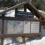 Loon skier information at summit Loon skier information at summit