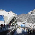 Lift station and mountain village in the Sella Ronda ski circle Sella Ronda Lift station