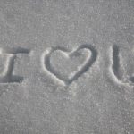 Swiss I Love You in Snow