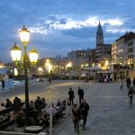 Walking Path at Sunset