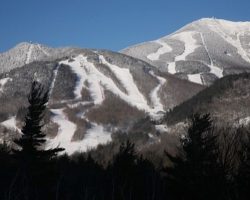 Whiteface Mt, Olympic Downhill Courses Upper Right from Summit Whiteface Mt, Olympic Downhill Courses Upper Right from Summit
