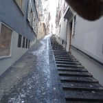 One of Zurich's old walkways of which there are many Zurich Walkway