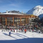 Hintertux gondola
station and restaurant Gondola station and restaurant
