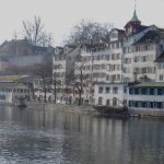 A lovely scene worthy of an impressionist painting Zurich Building on the Water