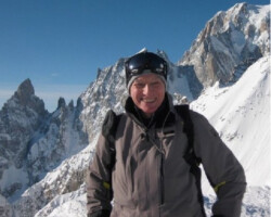 Happy Skier from the U.S. in Courmayer, IT Happy Skier from the U.S. in Courmayer, IT