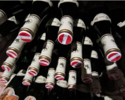 Austrian wine bottles