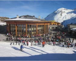 Zillertal, Austria- Hintertux Lift Station near glacier Zillertal, Austria- Hintertux Lift Station near glacier