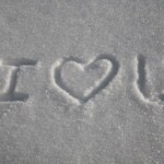 Swiss I Love You in Snow