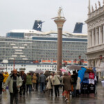 Cruise Ship and Crowd