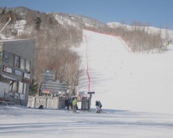 Finish Area for Olympians racing on Whiteface Mt Finish Area for Olympians racing on Whiteface Mt