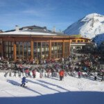 Hintertux gondola
station and restaurant Gondola station and restaurant