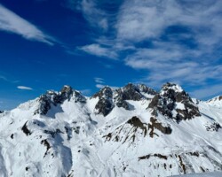 Mountains surrounding the Arlberg