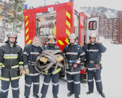 Avoriaz, France Fireman