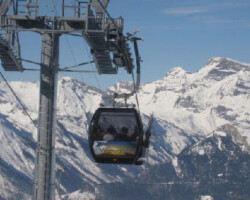 From mountain top to mountain top, Verbier, France From mountain top to mountain top, Verbier, France